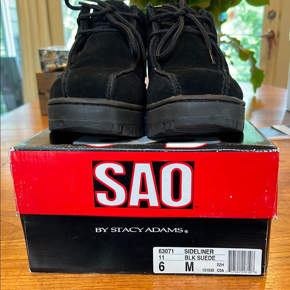 Stacy Adams Black Suede boots